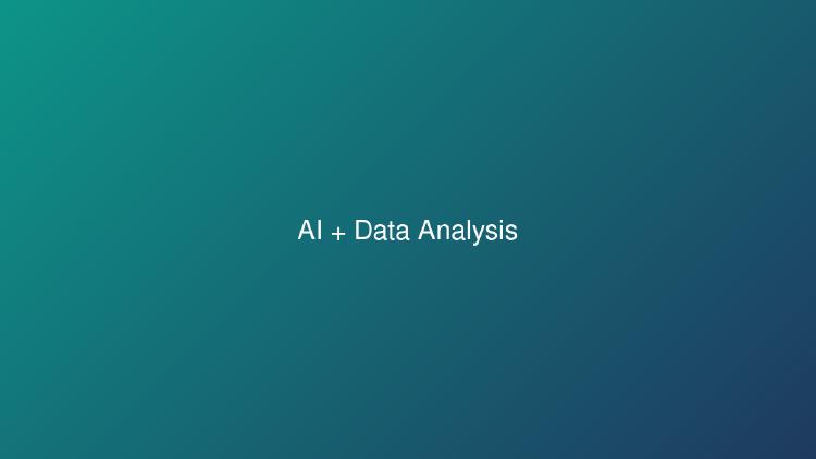 How to Use AI for Data Analysis - A Beginner's Guide