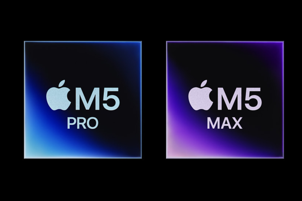 Apple M5 Pro and M5 Max chip graphic