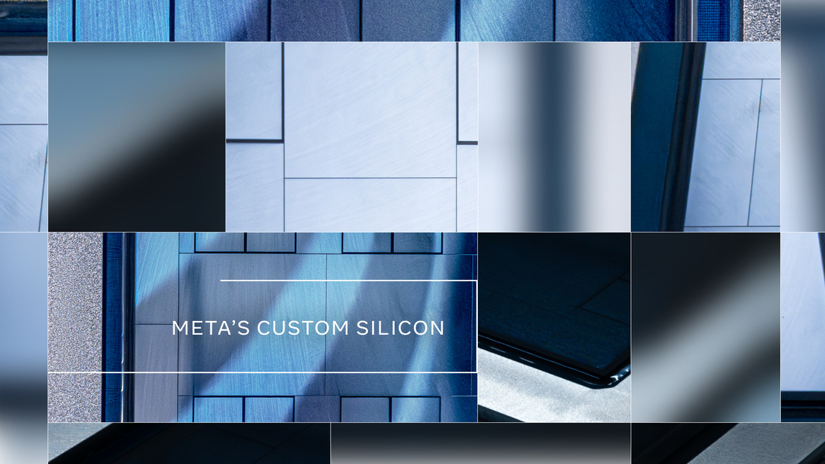 Meta's MTIA four-chip roadmap showing 300 through 500 generations and key performance metrics