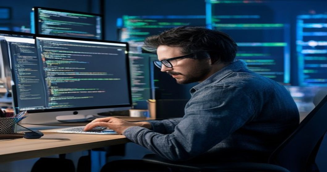 A SWE-Bench task example showing a GitHub issue, the codebase context, and an agent producing a unified diff patch that resolves the issue and passes tests