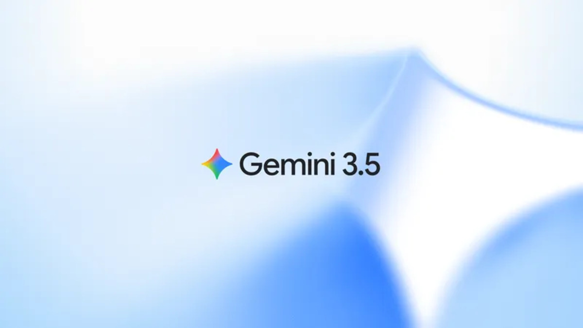 Gemini 3.5 Flash brand graphic from Google's announcement at I/O 2026