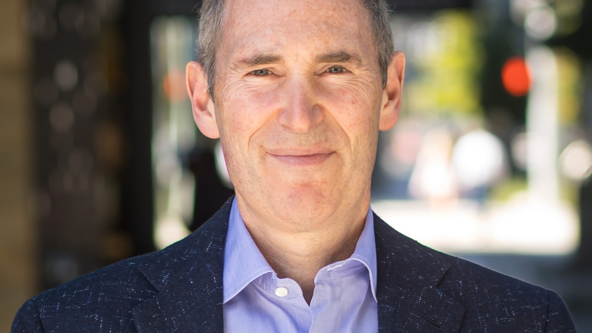Amazon CEO Andy Jassy at a company event