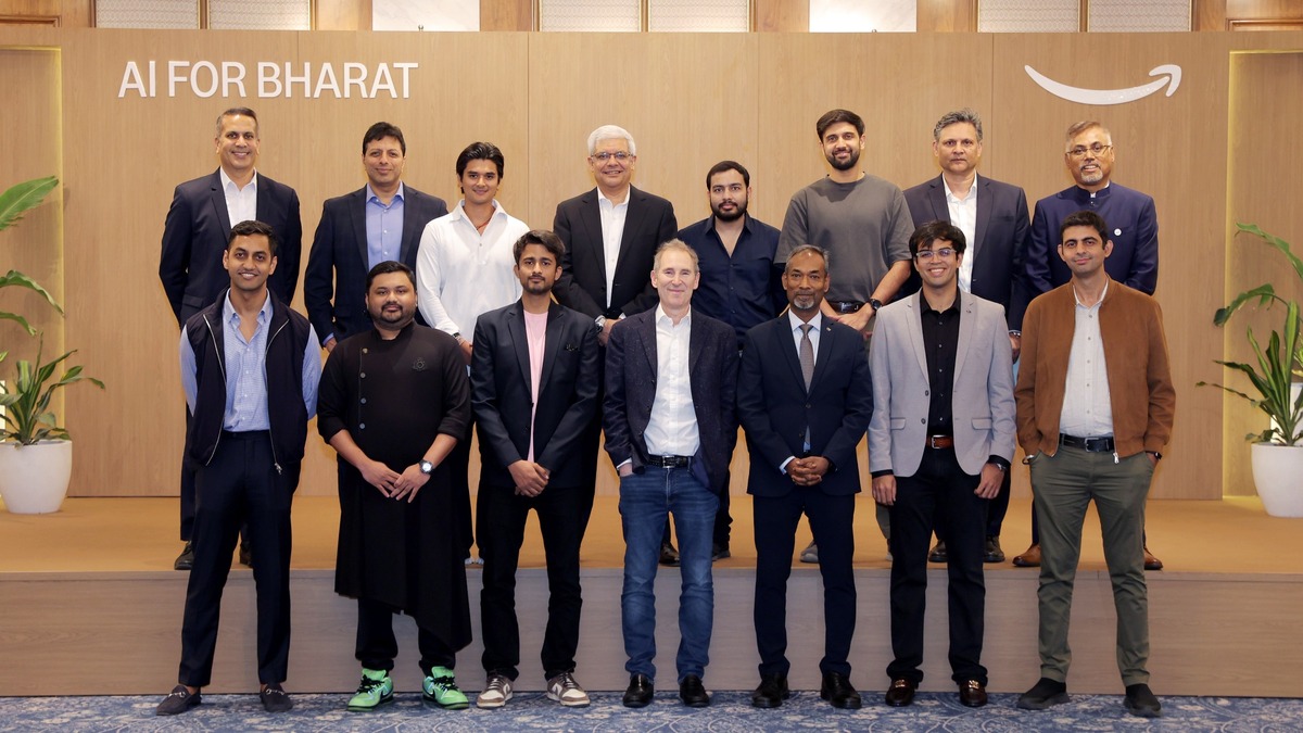 Andy Jassy at AI for Bharat startup roundtable in India