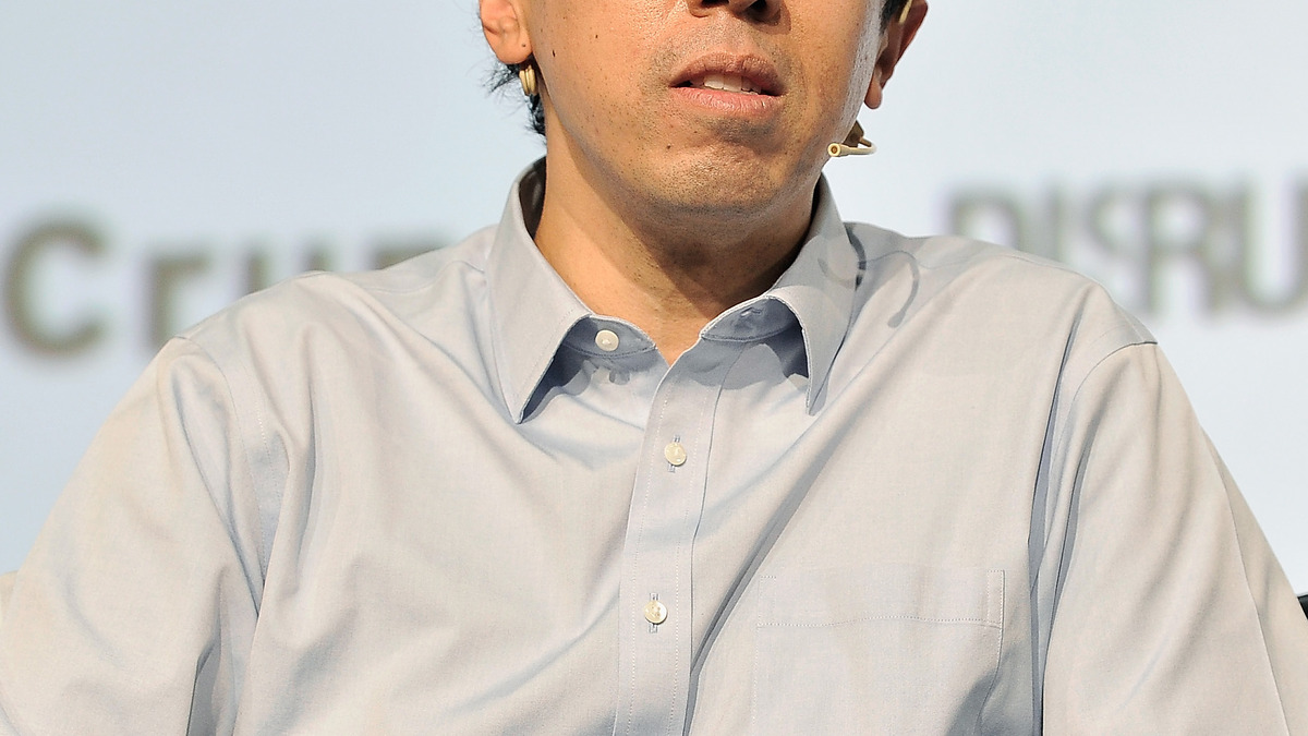 Andrew Ng speaking at TechCrunch Disrupt