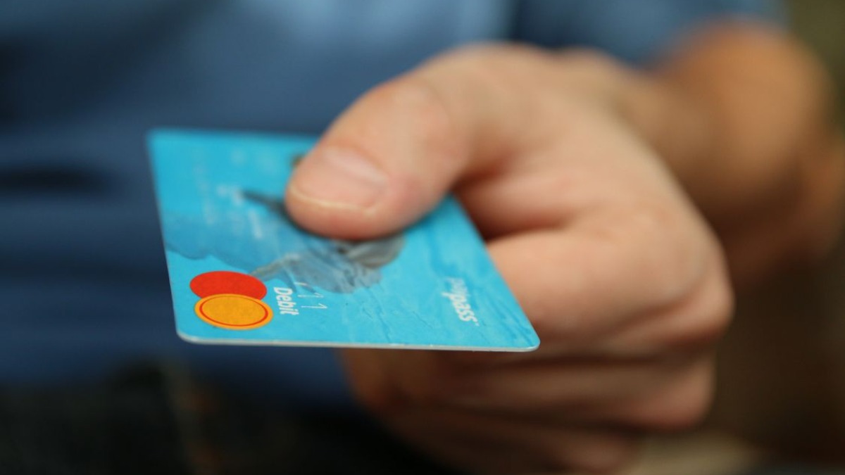 Credit cards and financial banking technology on a surface
