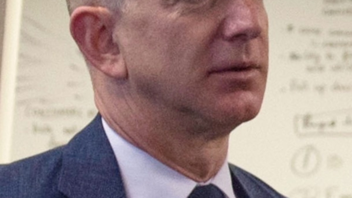 Jeff Bezos at a speaking event