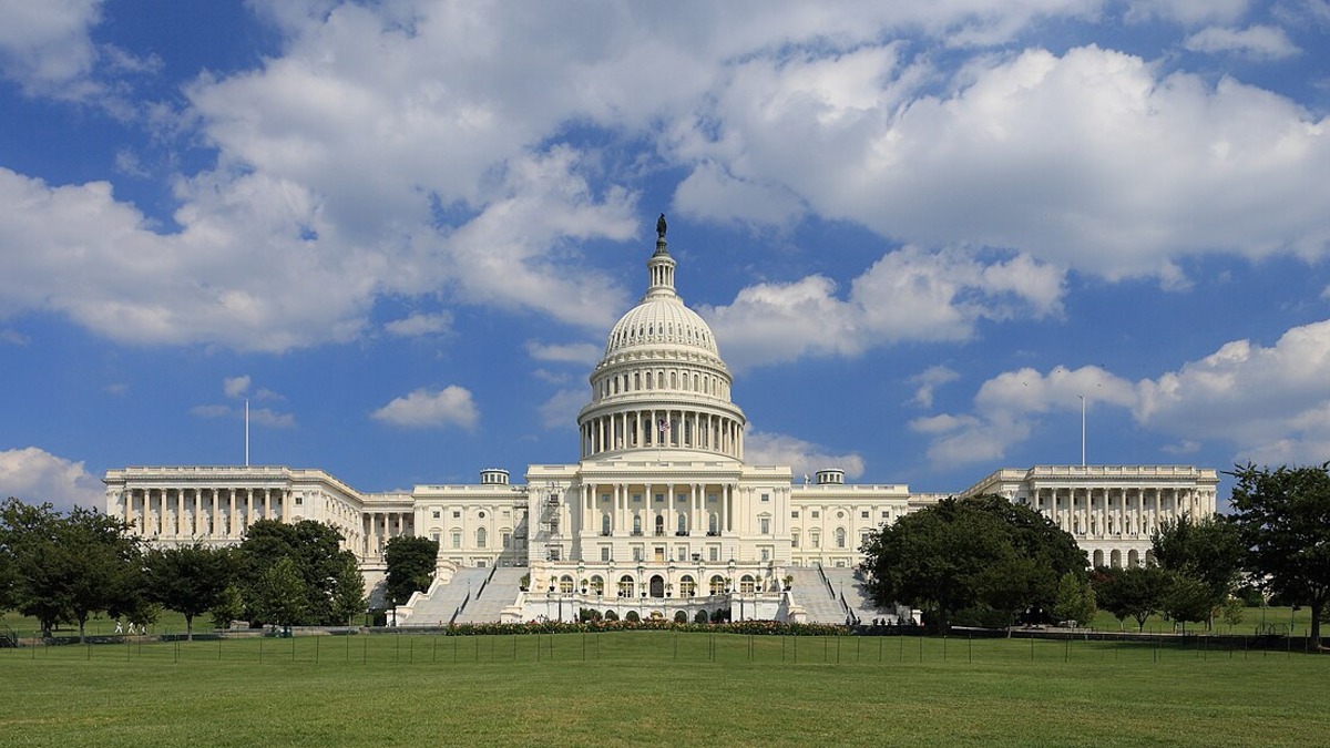 The U.S. Capitol building, west side