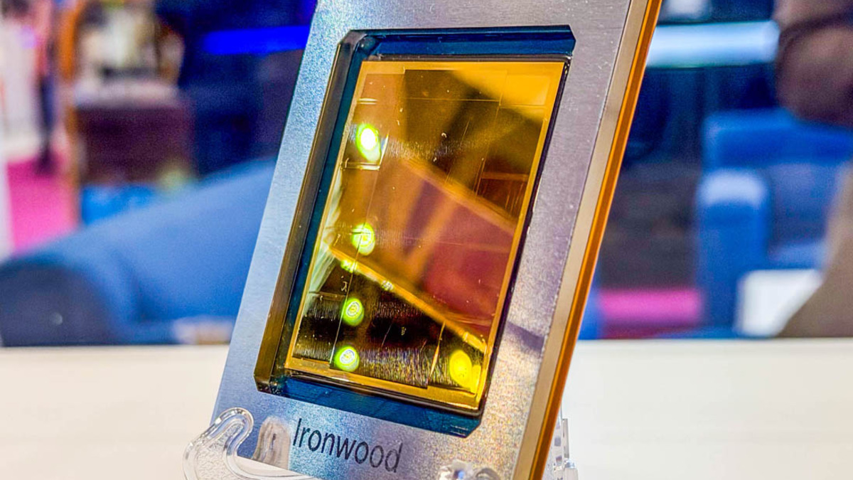 Google's TPU v7 Ironwood chip, which Anthropic plans to deploy at gigawatt scale via Broadcom-built racks