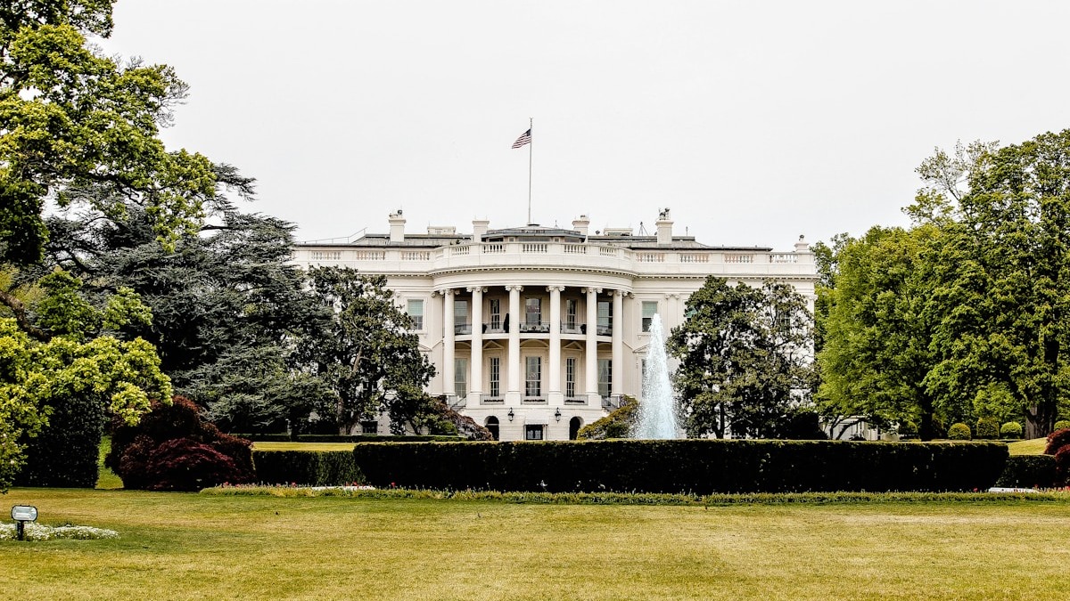 The White House, where the National Economic Council has been developing draft executive order language for mandatory AI pre-release vetting