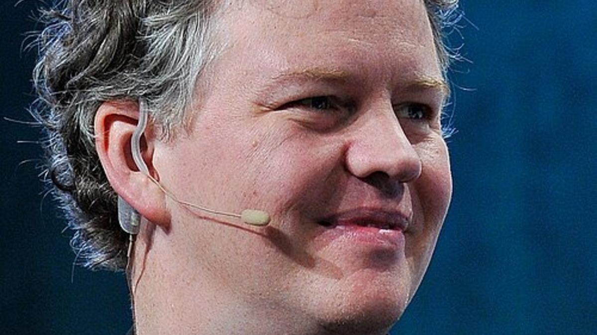 Cloudflare CEO Matthew Prince speaking on stage at TechCrunch Disrupt