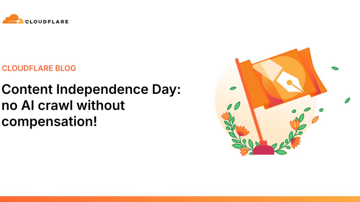 Cloudflare Content Independence Day announcement