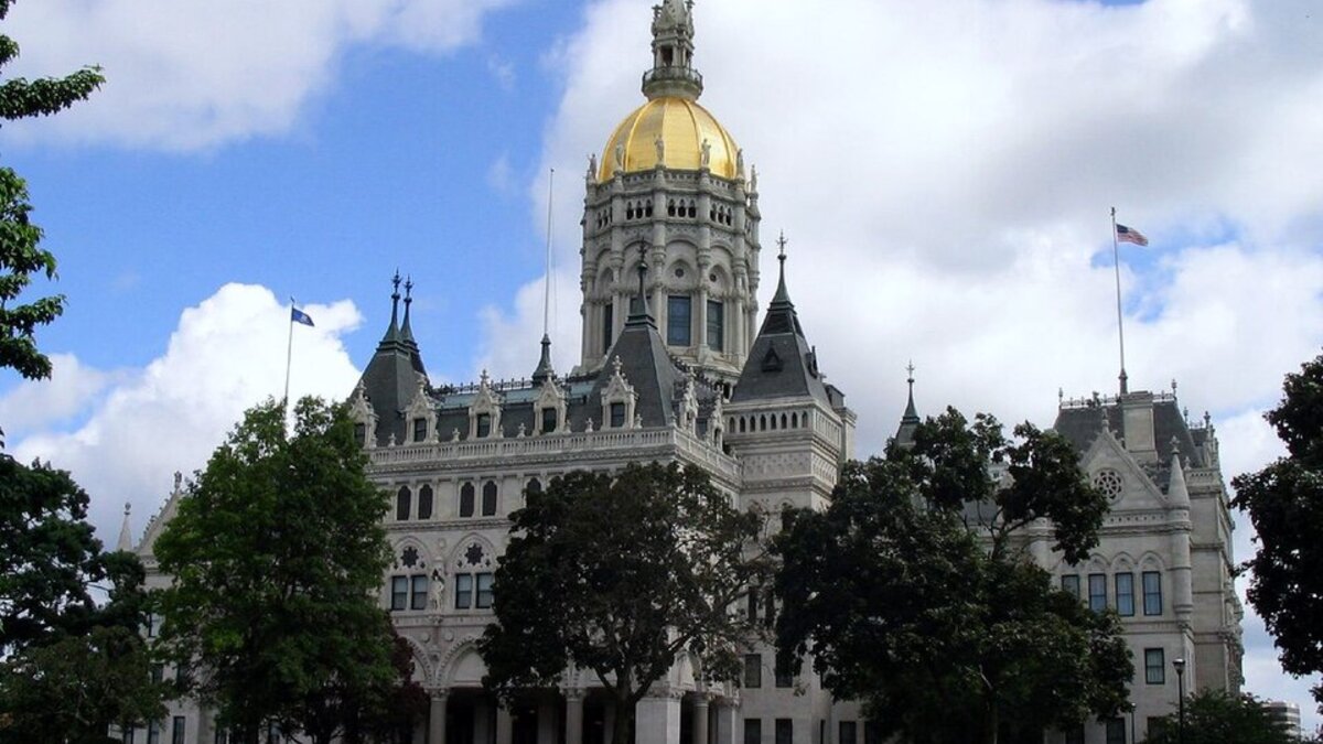 Connecticut State Capitol building in Hartford