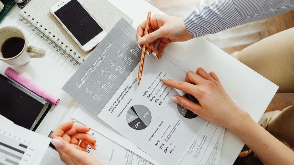 Financial investment concept showing capital allocation