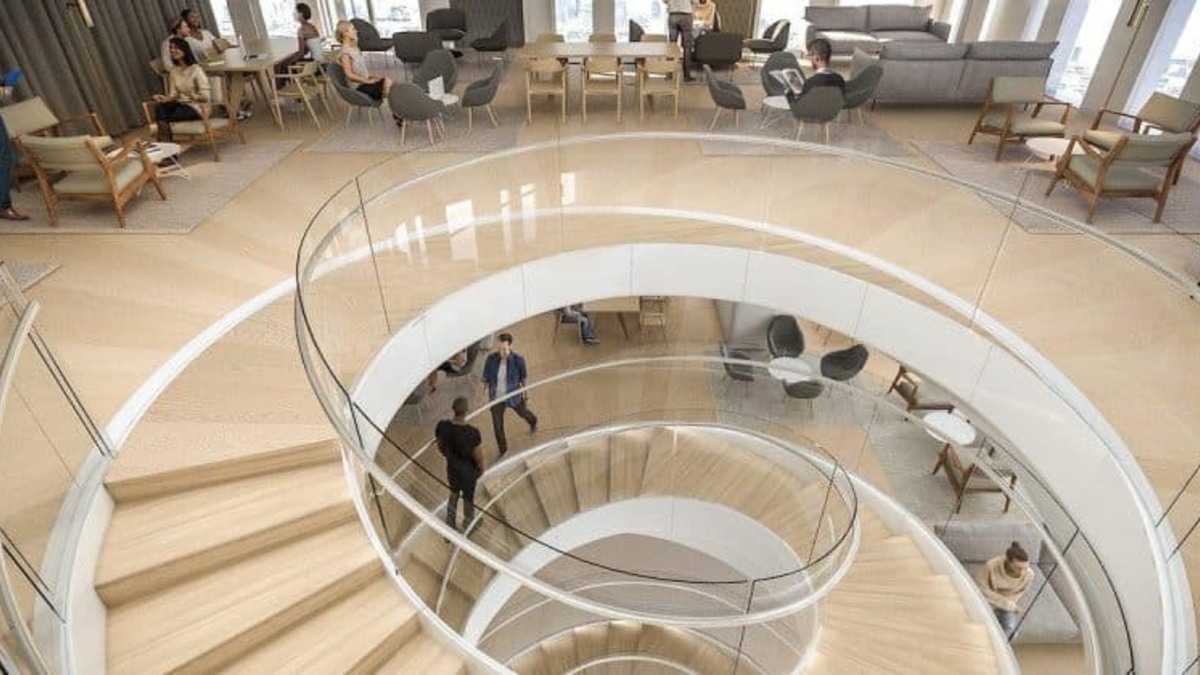 DeepMind's office in London, where the 14-author paper originated