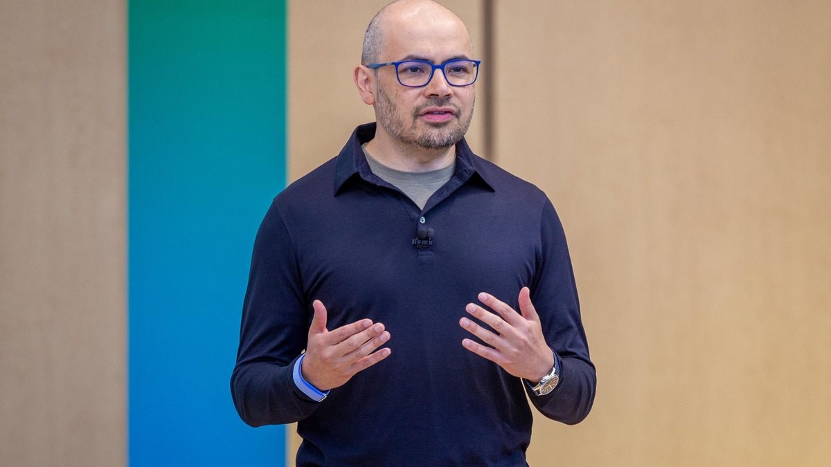 Demis Hassabis speaking at Google I/O 2026