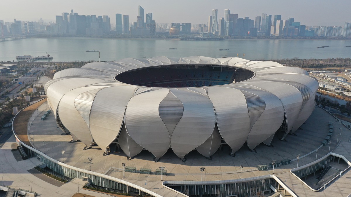 Hangzhou Olympic Sports Center, in the same city where DeepSeek is headquartered