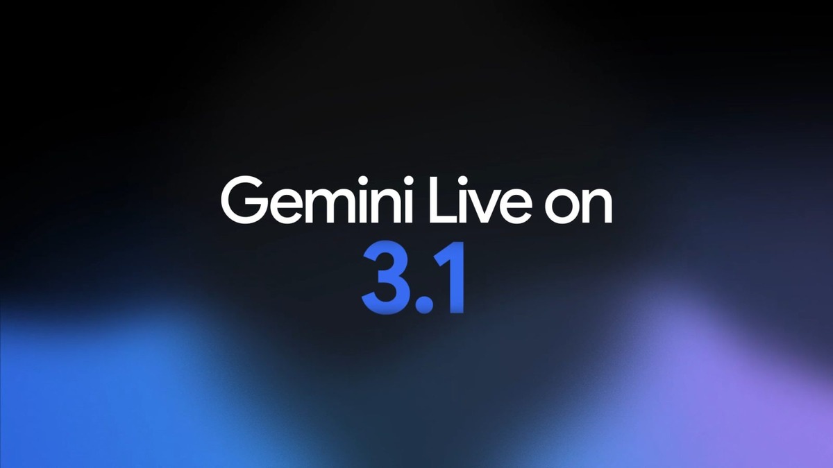 Gemini 3.1 Flash Live announcement image showing the new voice model