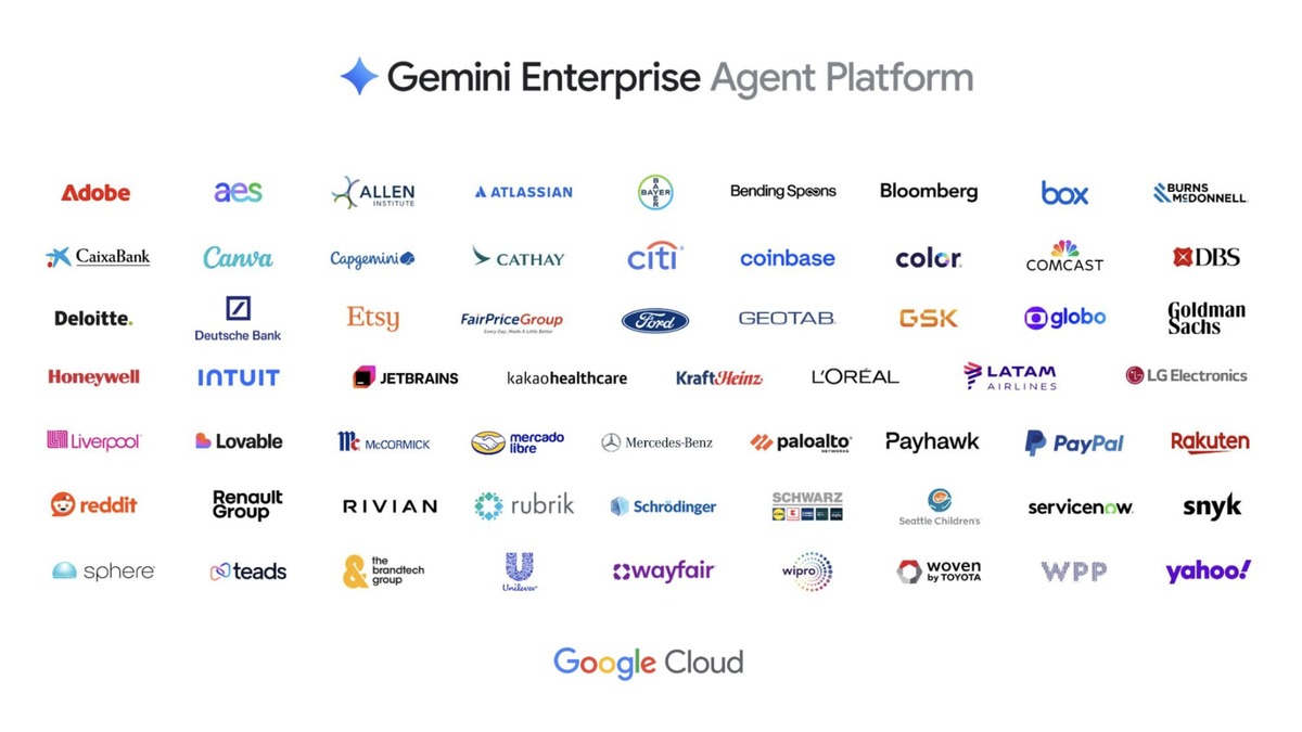 Early customer use cases for Gemini Enterprise Agent Platform including multi-agent deployments at PayPal and Comcast
