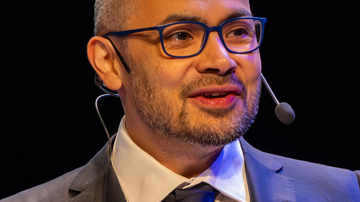 Demis Hassabis, Google DeepMind CEO, at the Nobel Prize press conference in Stockholm