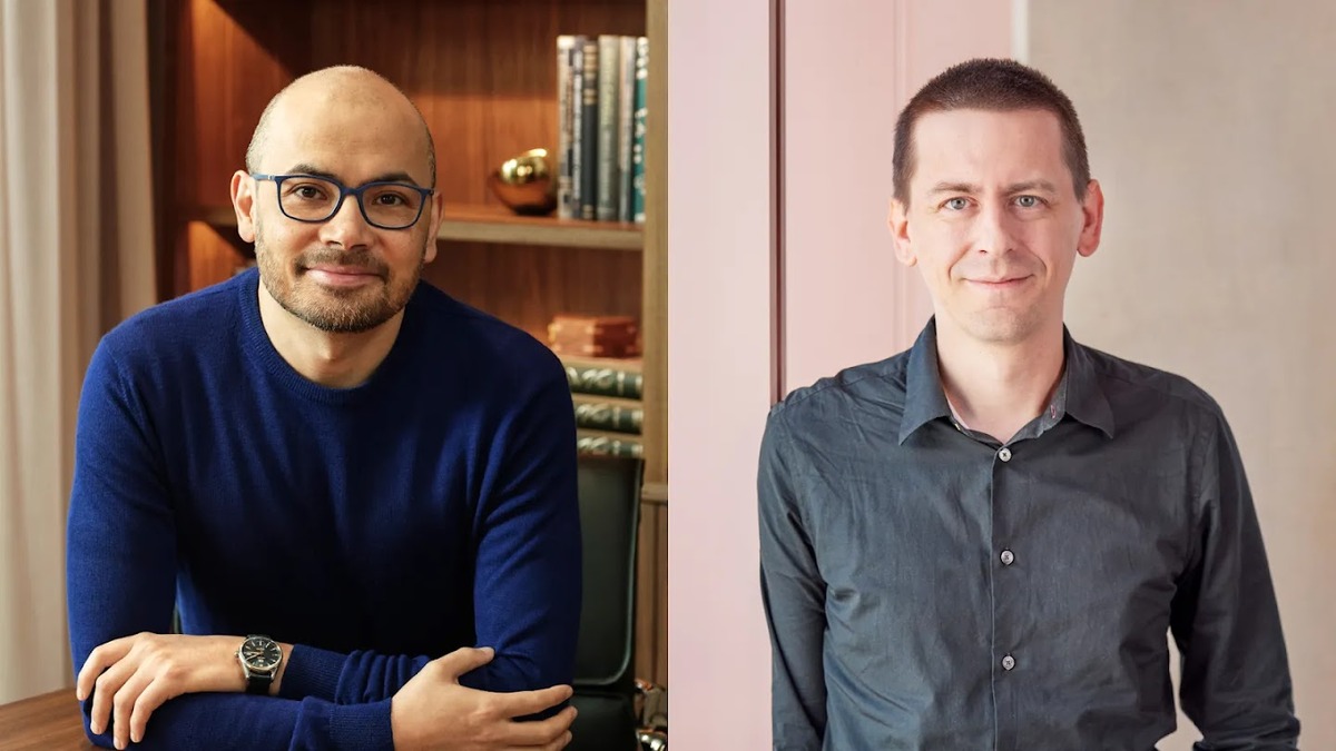 John Jumper and Demis Hassabis celebrating the 2024 Nobel Prize in Chemistry for AlphaFold
