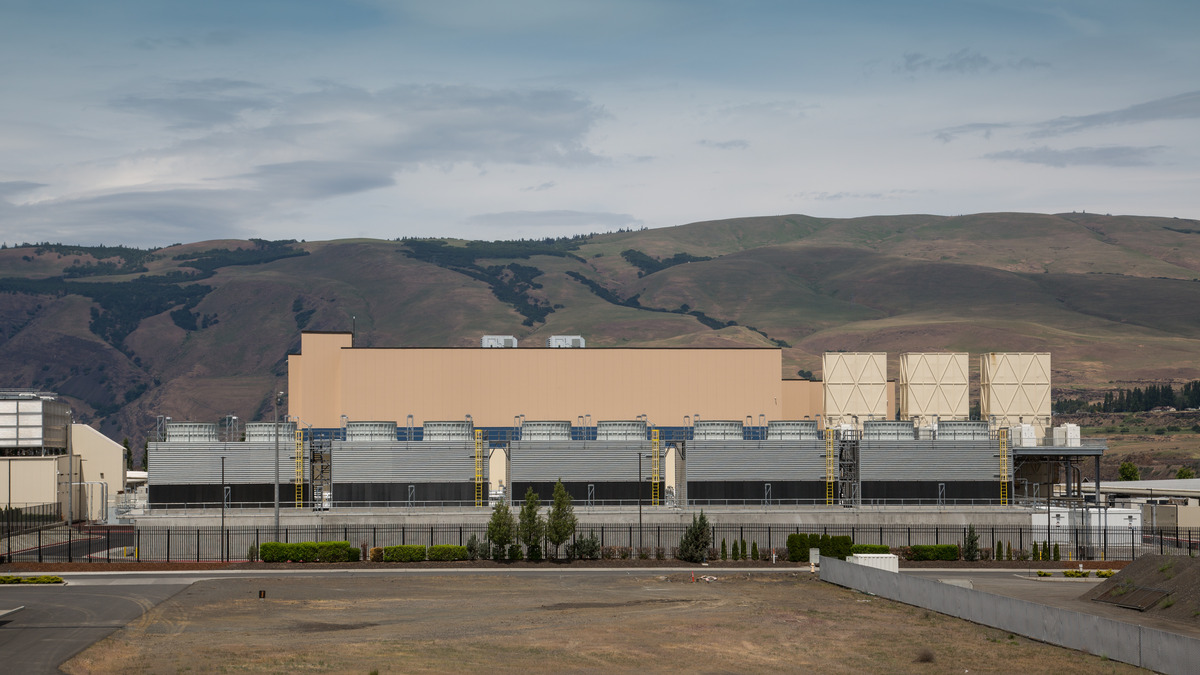 Google datacenter facility in The Dalles, Oregon
