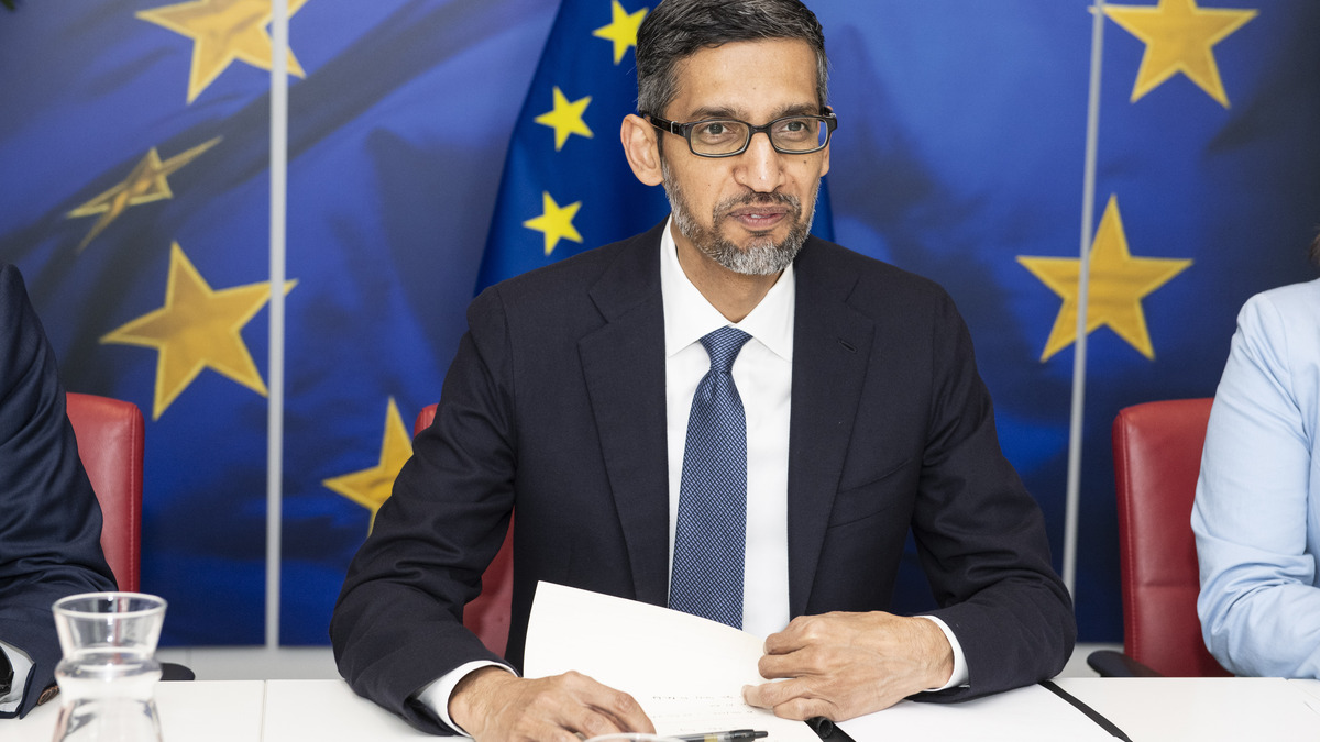 Sundar Pichai, Google CEO, at a 2023 government meeting