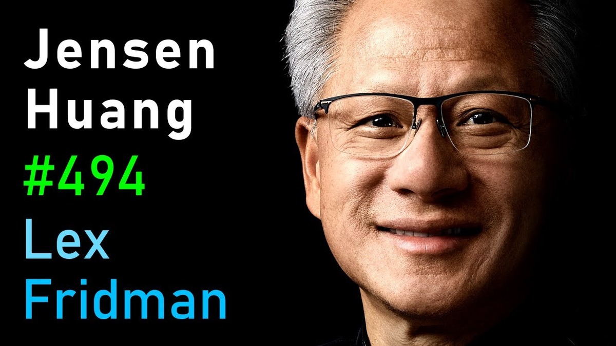 Jensen Huang and Lex Fridman on Podcast #494