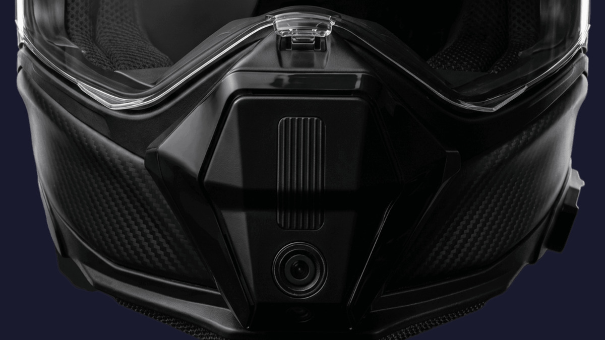 Aegis Rider Vision AR motorcycle helmet using LetinAR optical modules