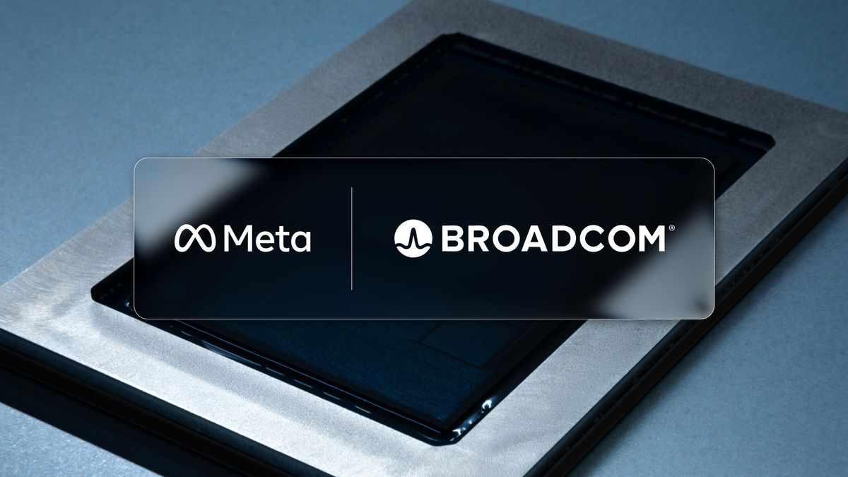 Meta and Broadcom partnership announcement for custom AI silicon