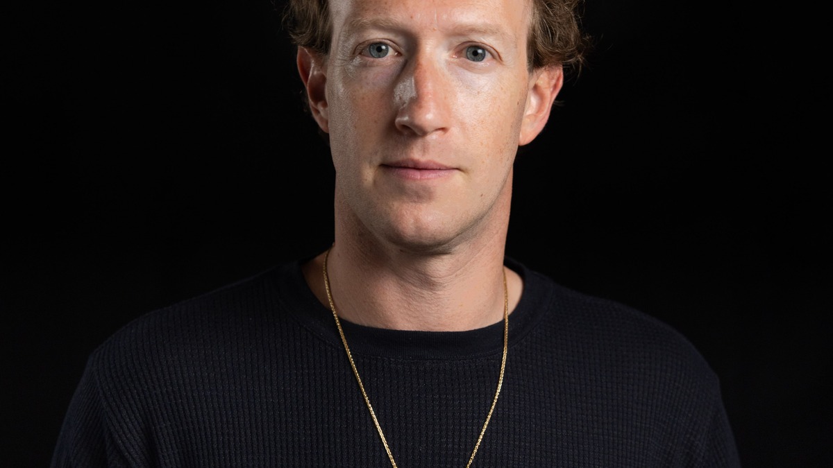 Mark Zuckerberg speaking at a technology event