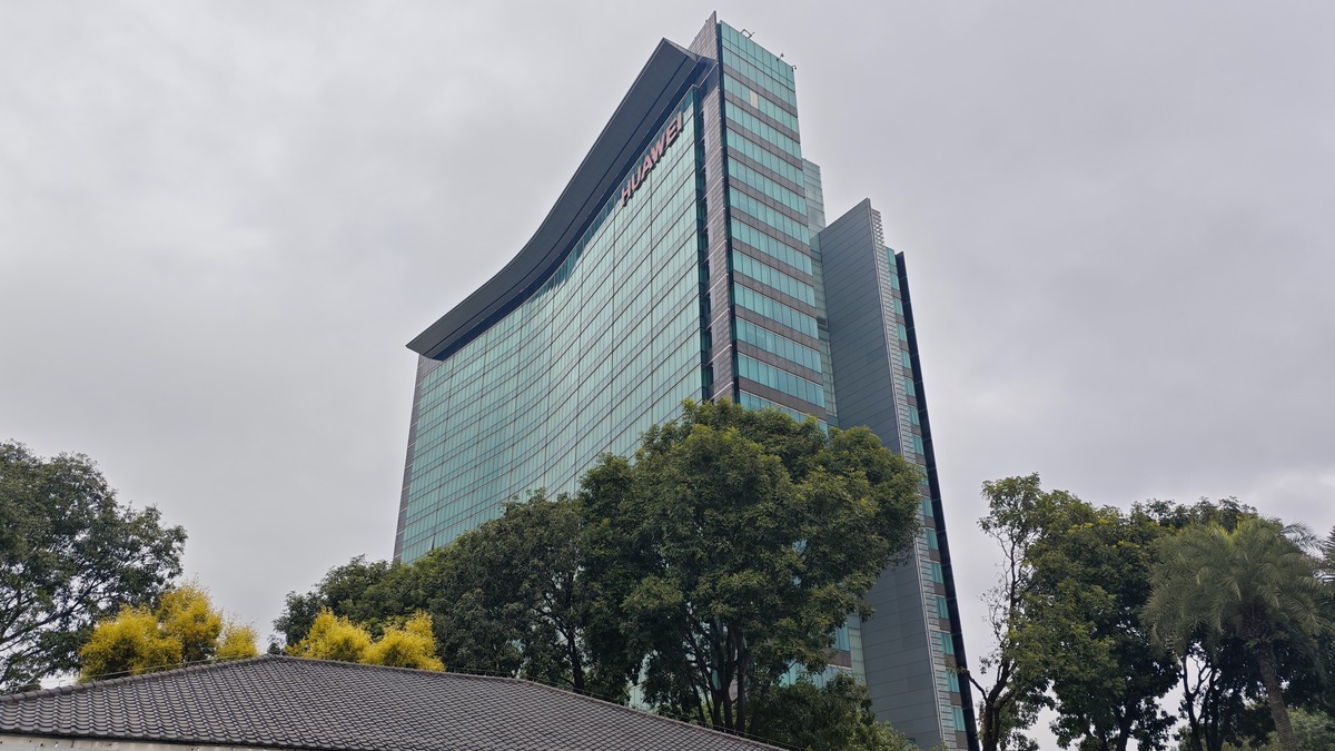 Huawei's Bantian campus in Shenzhen, one of the company's main research and engineering facilities