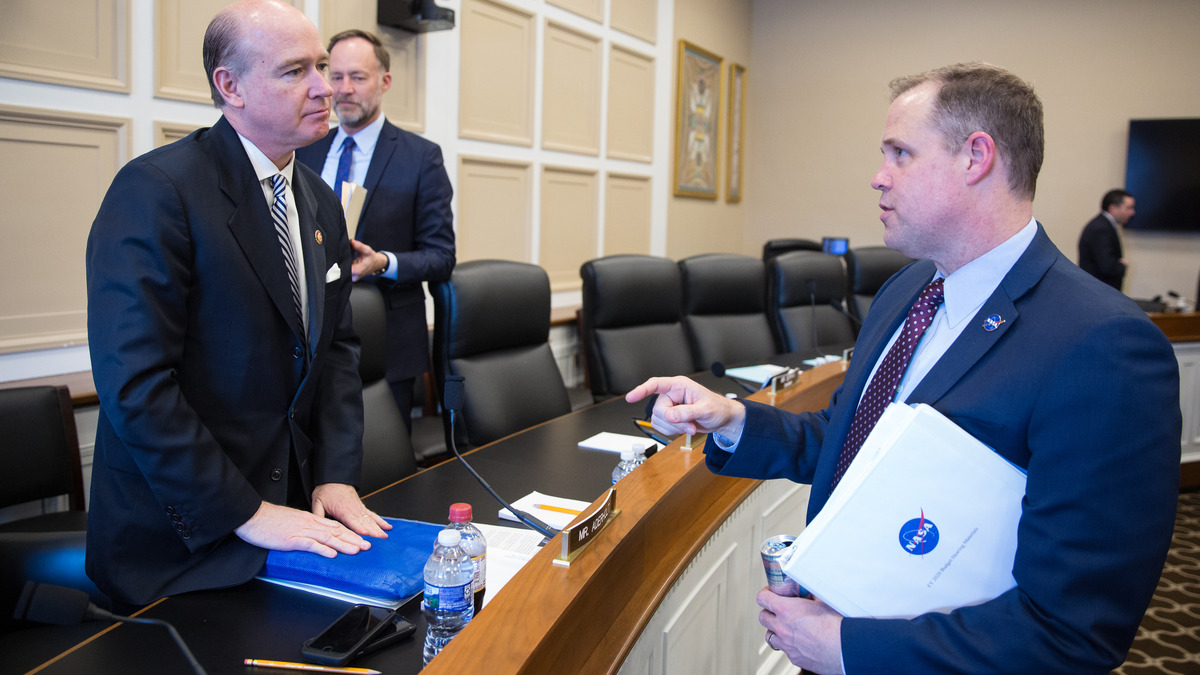 A US House committee hearing room on Capitol Hill