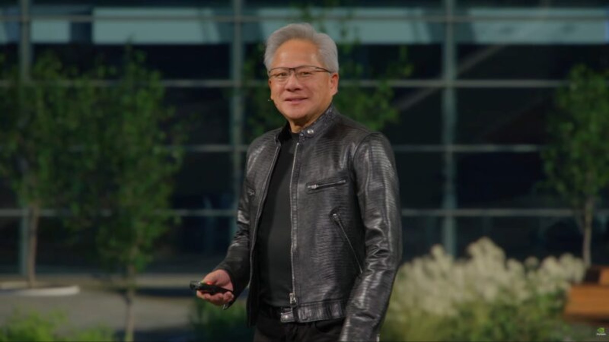 Jensen Huang on stage at GTC Taipei 2026, announcing the RTX Spark superchip
