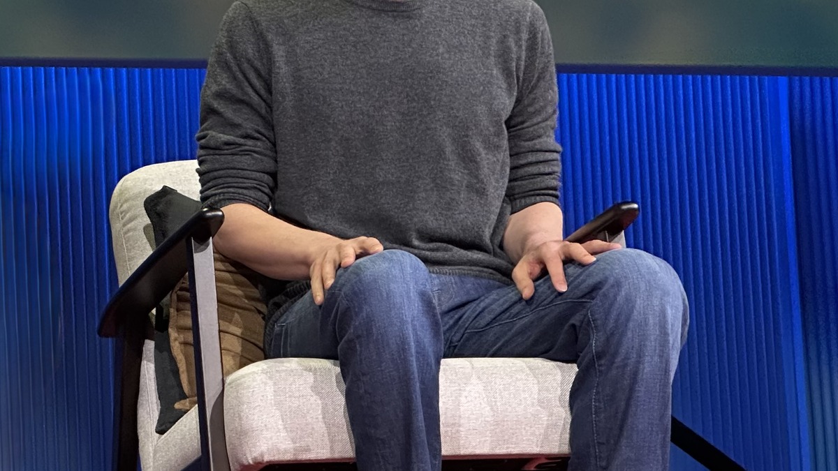 Sam Altman speaking at TED