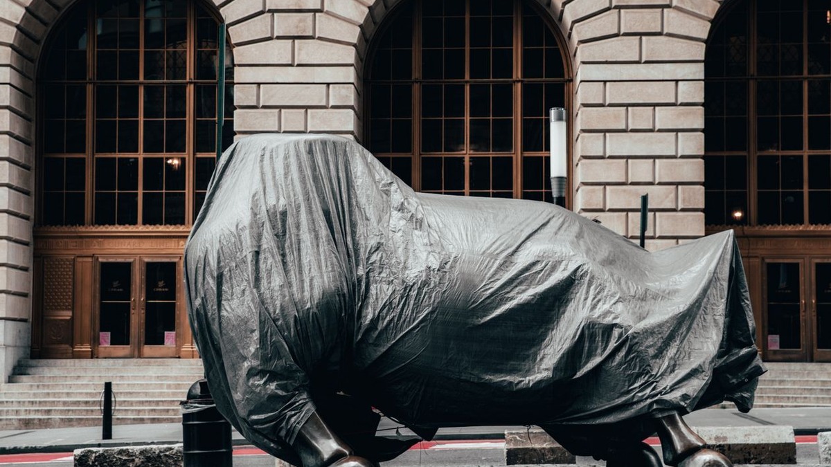 The Charging Bull statue on Wall Street, a long-running symbol of American market optimism and investor appetite