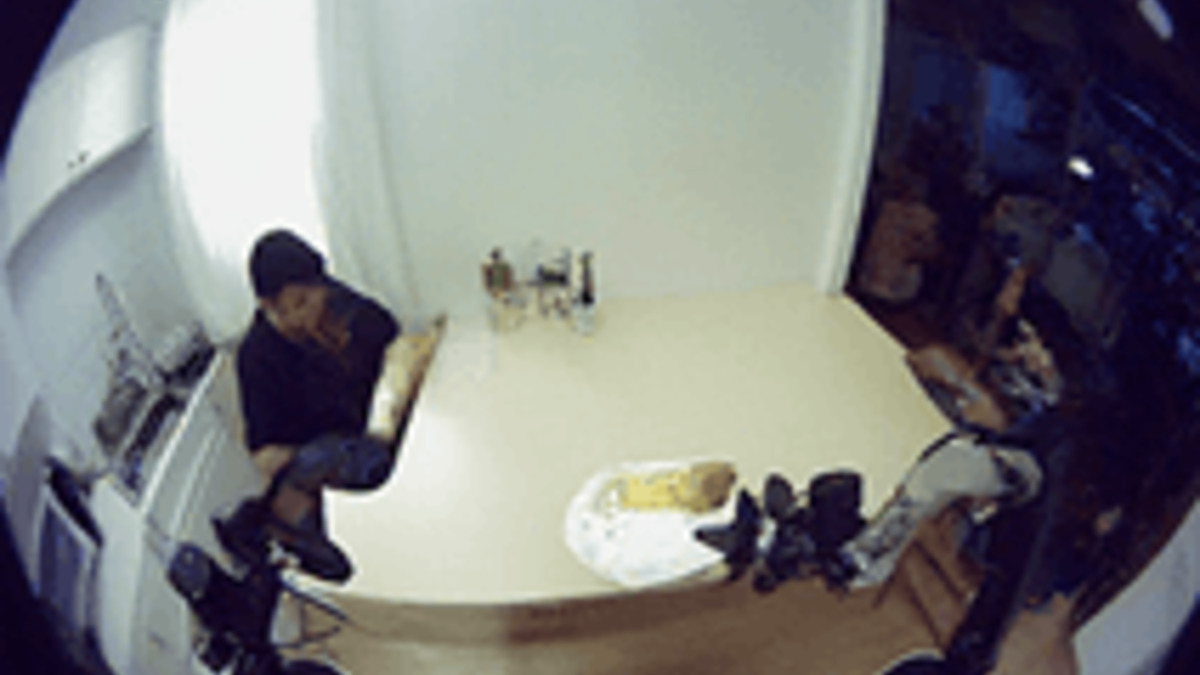 π0.7 in a different physical setup during multi-task evaluation