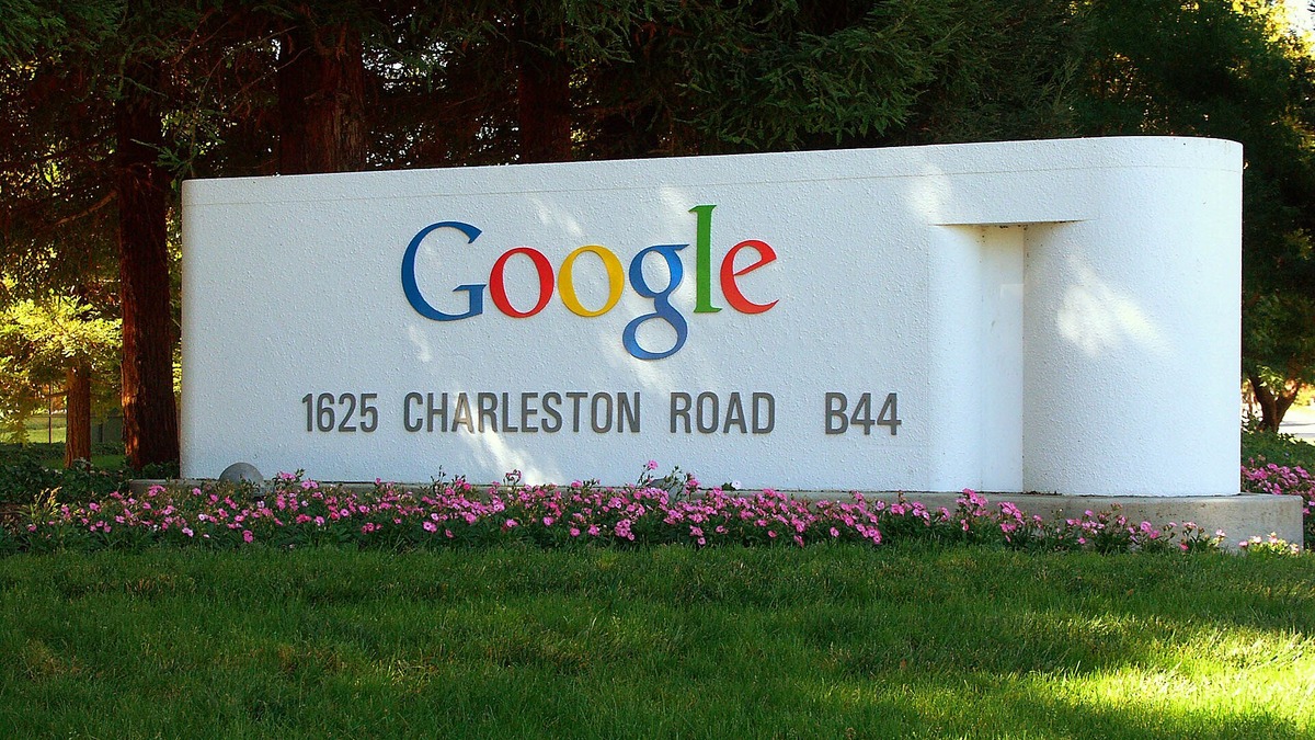 Google's Mountain View campus sign