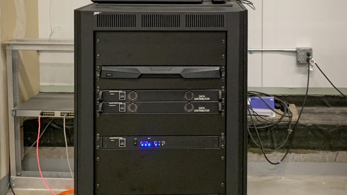 A server rack similar to the infrastructure hosting exposed Supabase-backed databases