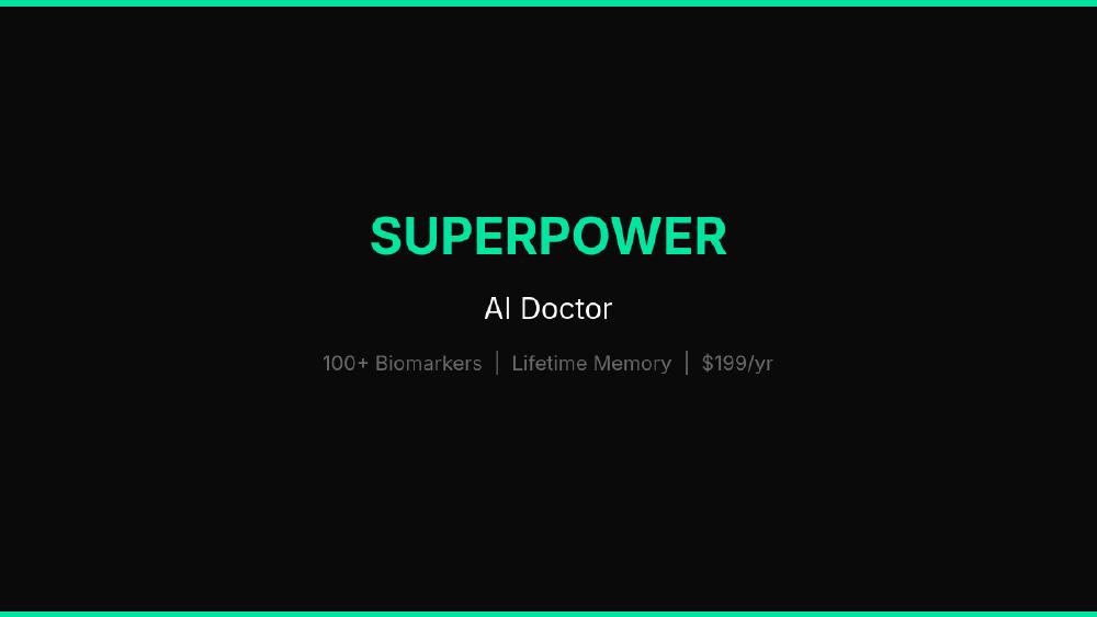 Superpower Launches Its AI Doctor: 140,000 Lines of Code to Replace Your 15-Minute Checkup