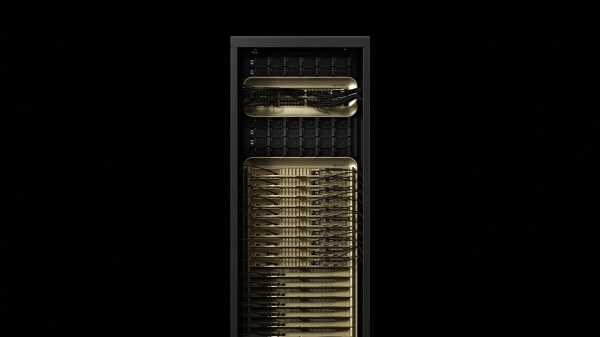 Nvidia GB300 NVL72 server rack