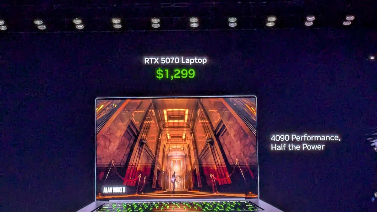Jensen Huang at Nvidia's CES 2025 keynote