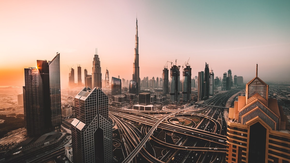 Abu Dhabi skyline with modern towers