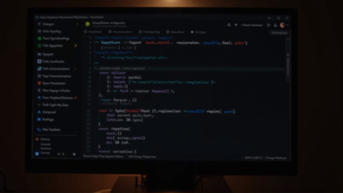 A Slack-style chat interface representing Devin's conversational workflow with developers