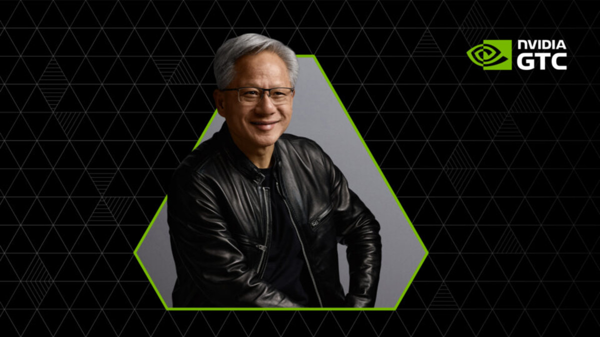 GTC 2026 keynote image showing NVIDIA's broader AI infrastructure announcements at the event