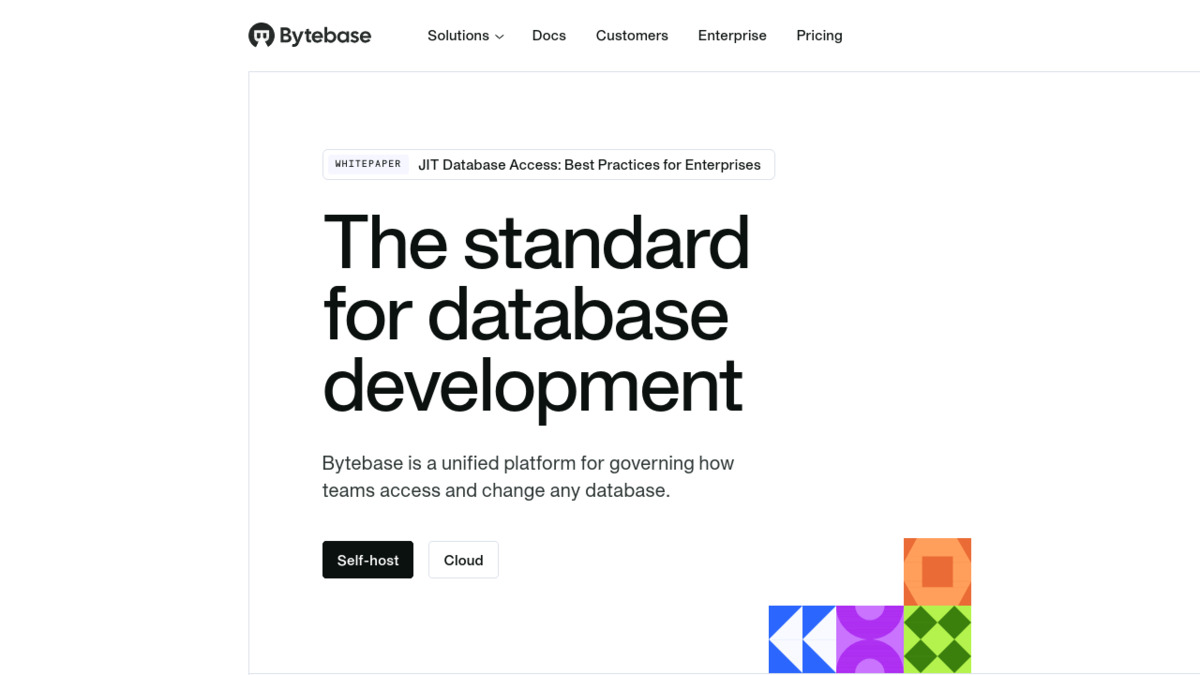 Bytebase database DevSecOps workflow showing schema change review process