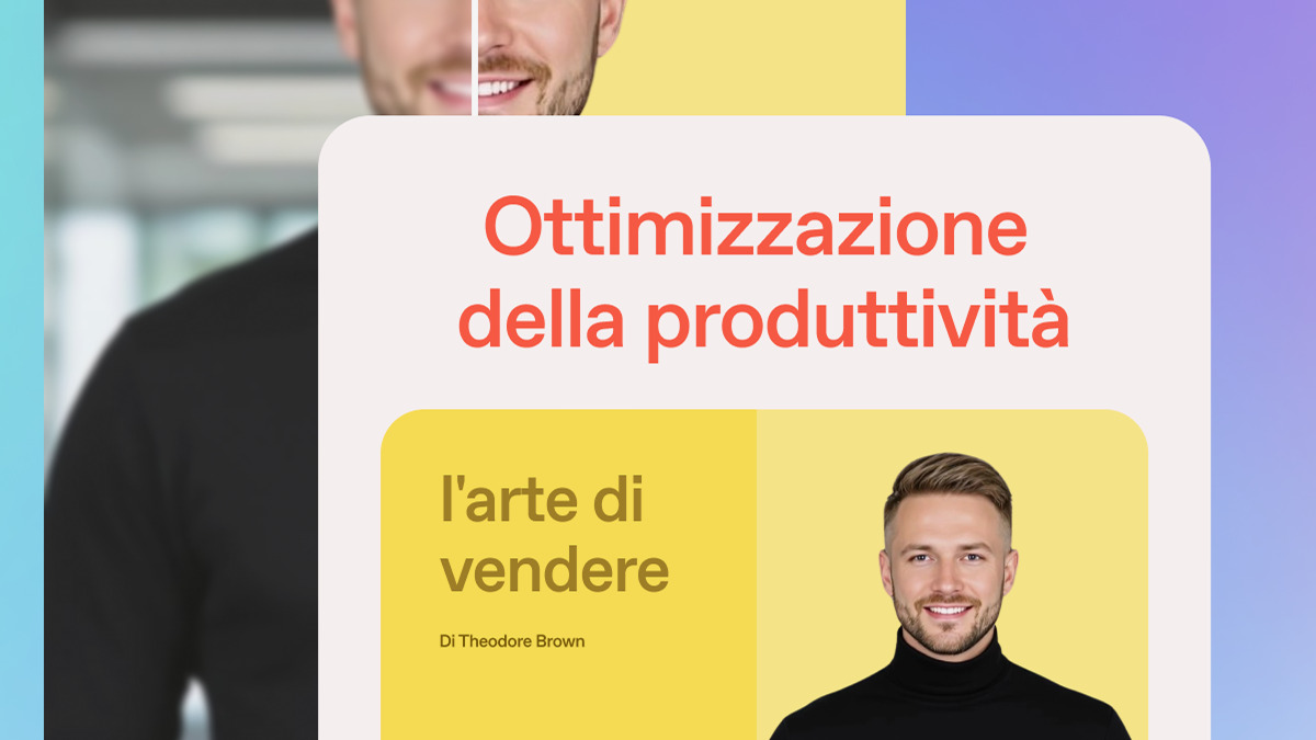 HeyGen video translation interface showing a marketing video translated from English to Italian with target language selector