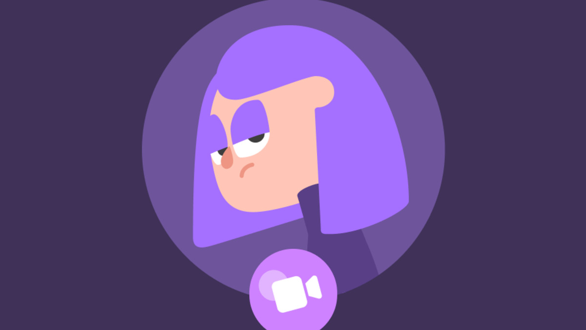 Lily from Duolingo's Video Call feature - an animated character for AI conversation practice