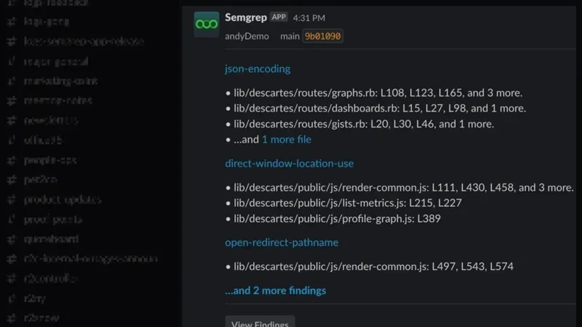 Semgrep AppSec Platform dashboard showing AI-assisted triage and rule management