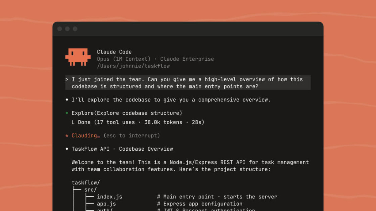 Claude Code terminal interface