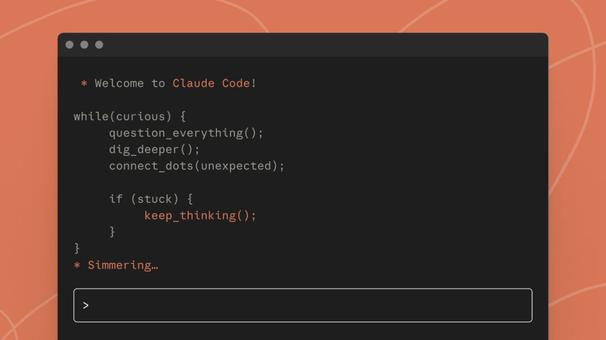 Claude Code running in a terminal session